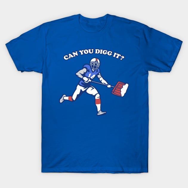 Buffalo, Can You Digg It? T-Shirt by Carl Cordes